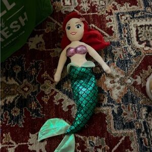 Disney Ariel Doll with Red Hair and Teal Tail